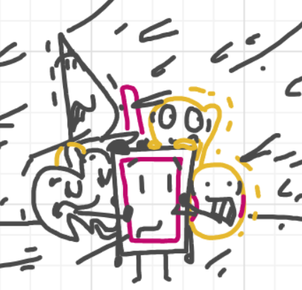 A panel from I've Been Everywhere, Man, episode nine of the Board Boards object show by Furretwalk/WalkingFurret.